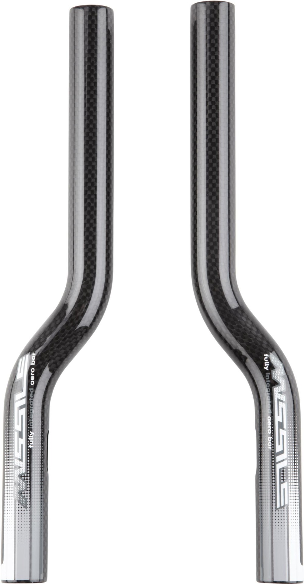 Missile Spare Carbon Time Trial Bar Extensions - S Bend image 0