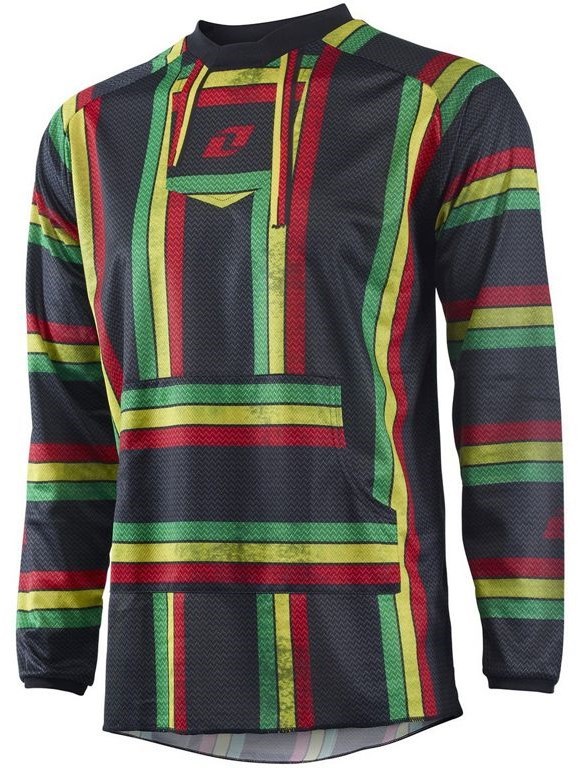 One Industries Atom Jersey Rasta Long Sleeve Cycling Poncho product image
