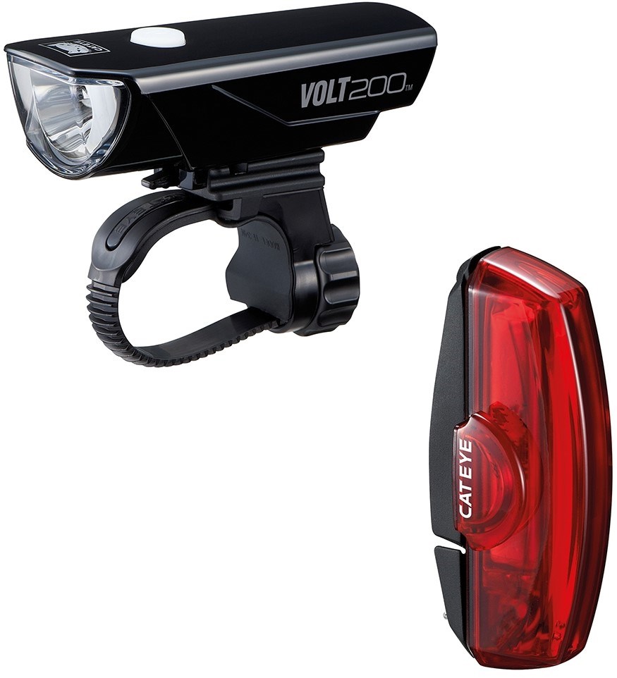 Cateye Volt 200 / Rapid X Rechargeable Light Set product image