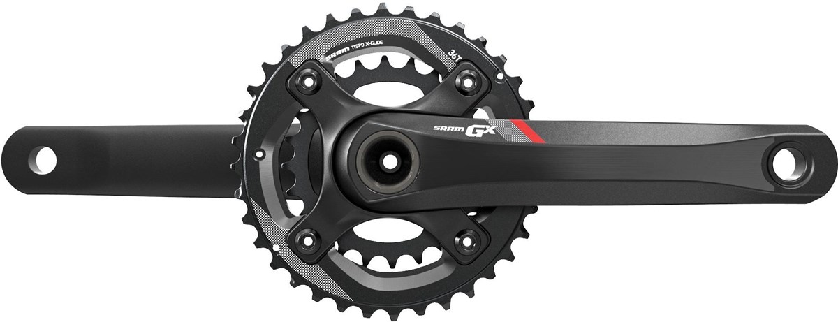 SRAM SRAM Crank GX 1400 GXP 2x11 170 Red 36-24 (GXP Cups Not Included) product image