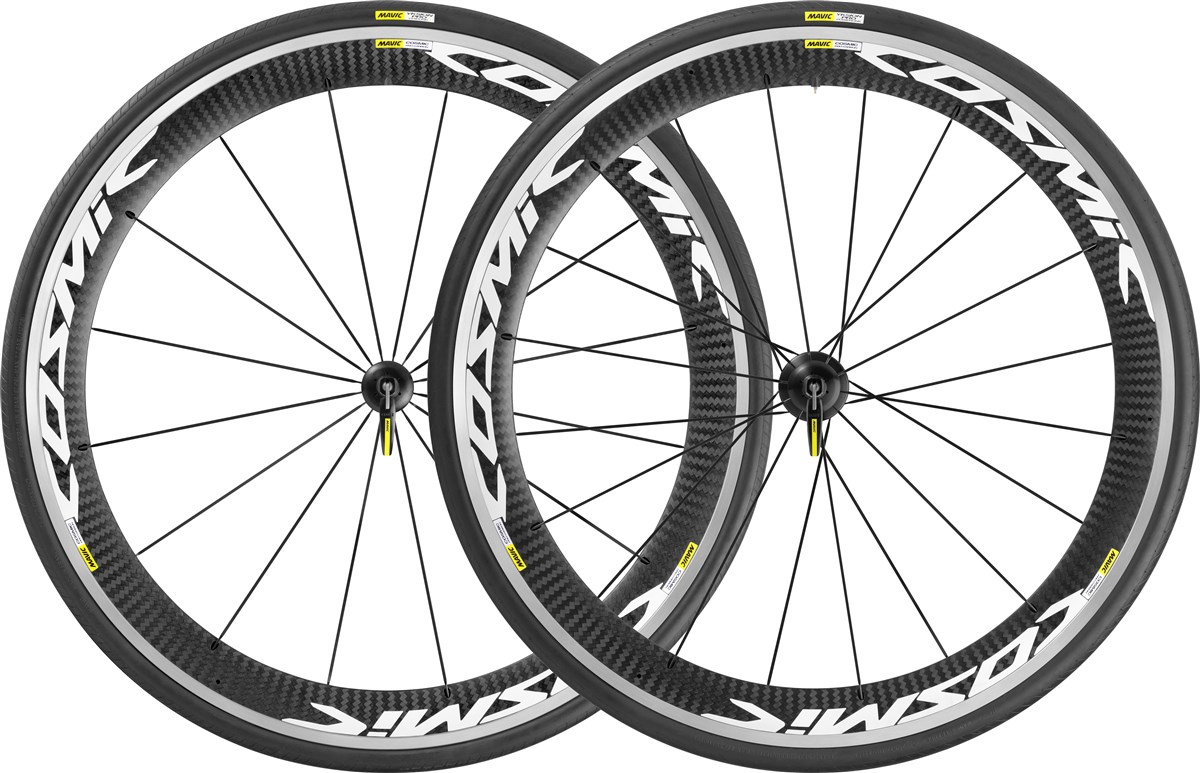 Mavic Cosmic Pro Carbone Clincher Road Wheels - White Decal 2016 product image