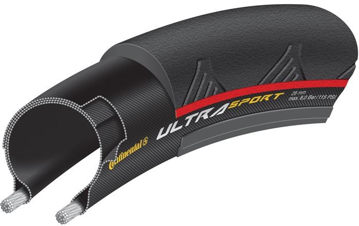 Continental Ultra Sport II 700c Folding Road Tyre product image