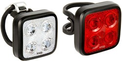 Knog Blinder Mob Four Eyes Twinpack USB Rechargeable Light Set