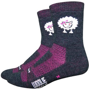 Defeet Woolie Boolie Baaad Sheep Socks with 4" Cuff