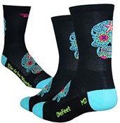 Defeet Aireator Tall Sugarskull Socks