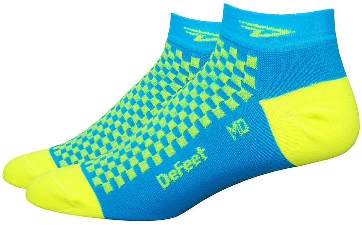 Defeet Speede 1" Hi-Vis D Logo Socks product image