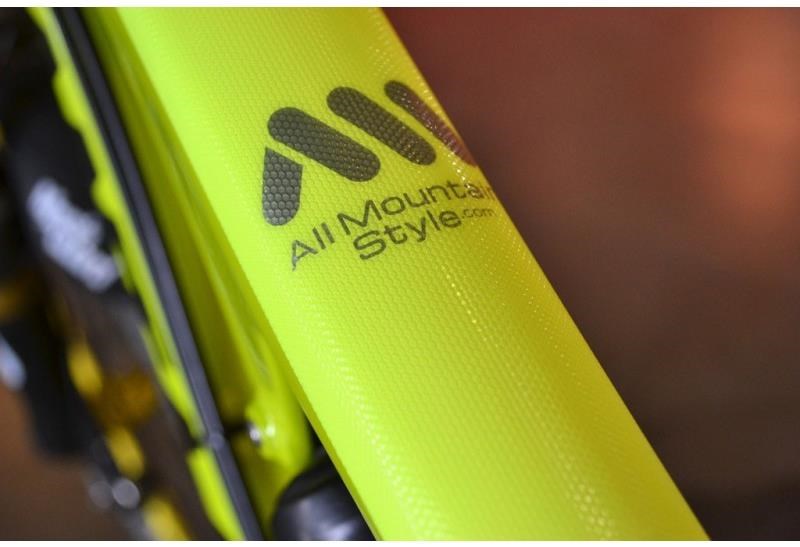 All Mountain Style XL Honeycomb Frame Guard - Neon product image