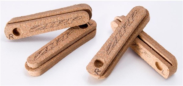 Zipp Tangente Cork Composite Brake Pad Inserts for Carbon Rims - 1 Pair