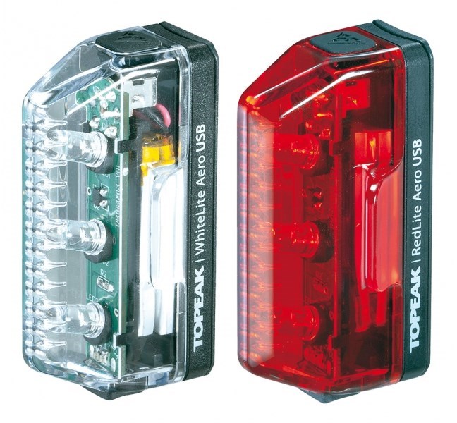 Topeak Aero Combo USB Rechargeable Light Set product image