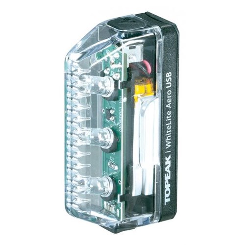 Topeak Whitelite Aero USB Rechargeable 3 LED Front Light