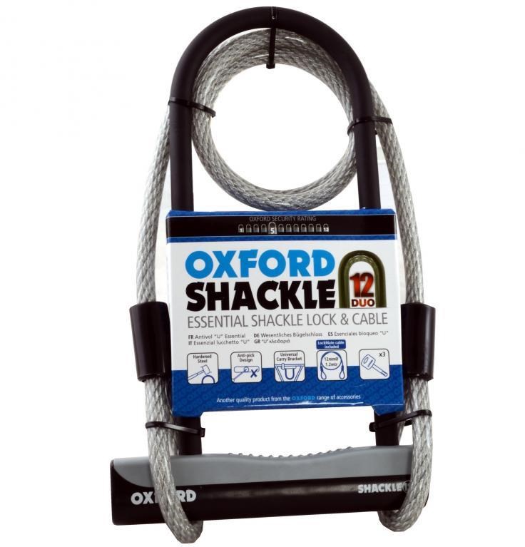 Oxford Shackle 12 U-Lock Duo With Cable product image