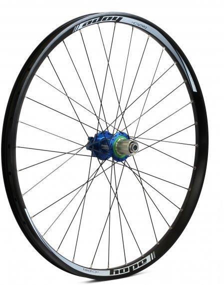 Hope Tech DH - Pro 4 26" Rear Wheel - Blue - 32H product image