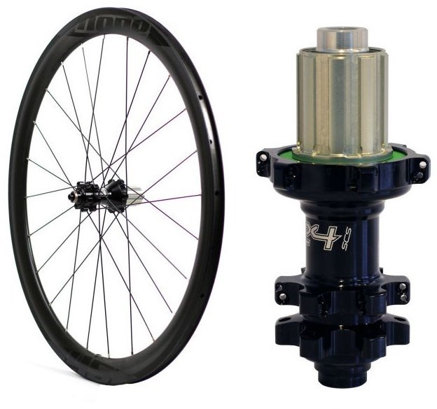 Hope SCS SP24 S-Pull - Pro 4 Straight-Pull Carbon Tubular 700c Front Road Wheel - 24 Hole product image