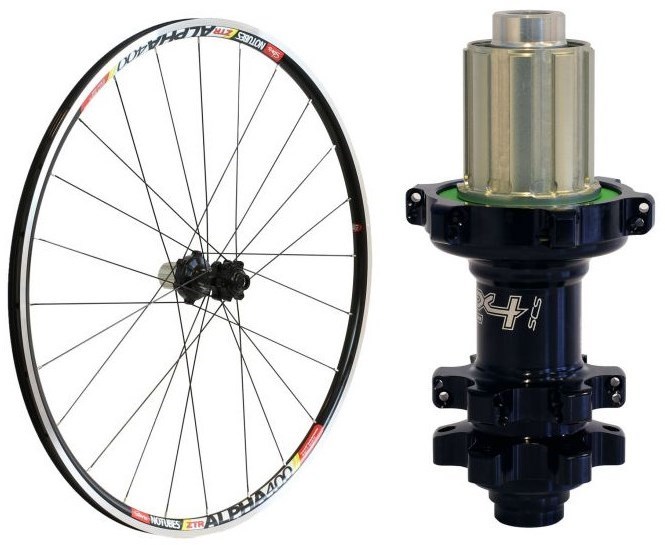 Hope SCS Alpha 400 SP24 S-Pull - Pro 4 Straight-Pull 700c Front Road Wheel - 24 Hole product image