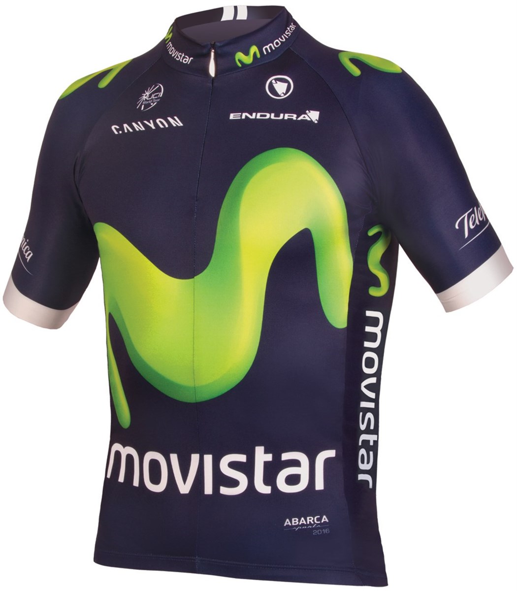 Endura Movistar Team Replica Short Sleeve Cycling Jersey AW16 product image