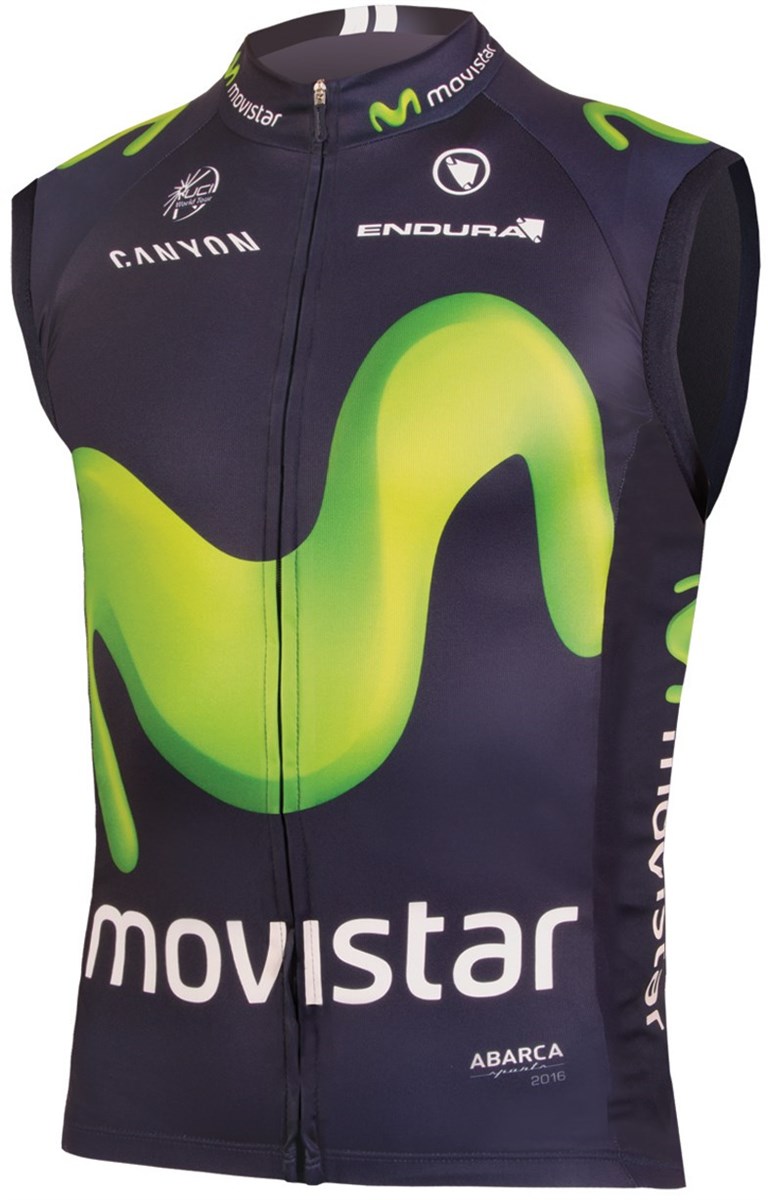 Endura Movistar Team Cycling Gilet AW16 product image