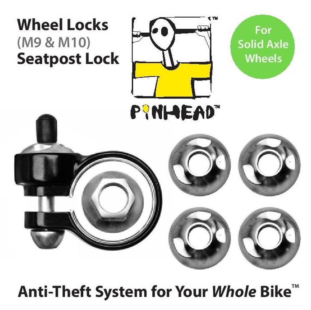 Pinhead Solid Axle Wheel/Seatpost Lock Pack product image