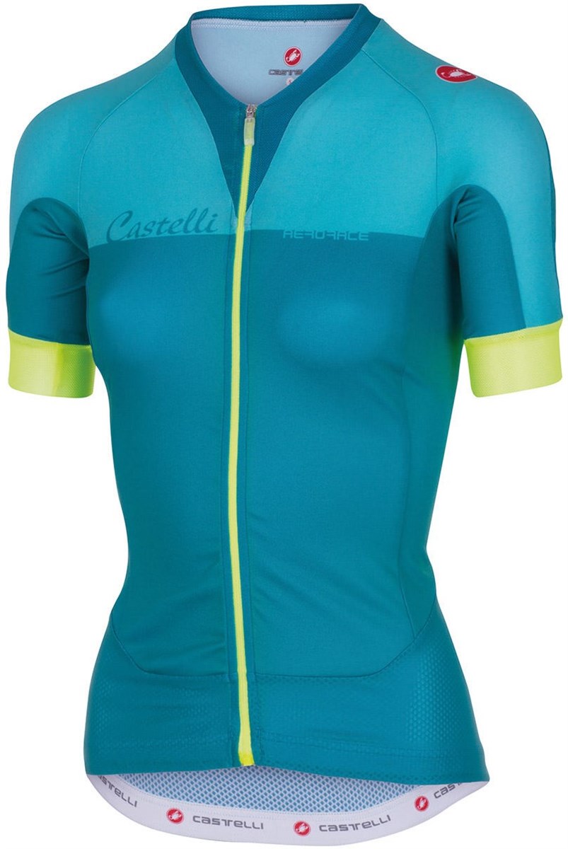 Castelli Aero Race FZ Womens Short Sleeve Cycling Jersey With Full Zip SS16 product image
