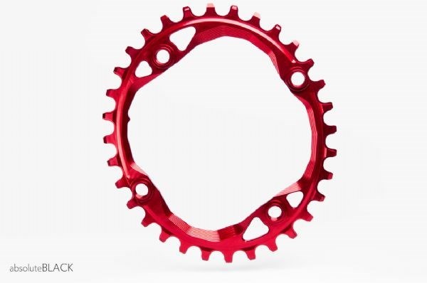 absoluteBLACK 104BCD Spider Mount Oval Chainring N/W product image