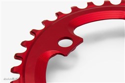 absoluteBLACK CX 110BCD 4 Bolt Asymmetric Spider Mount Oval Cyclocross Chainring