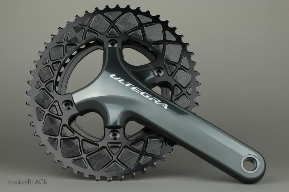 110BCD 5 Bolt Spider Mount Aero Oval 2X Premium Race Chainring (not for Sram) image 0