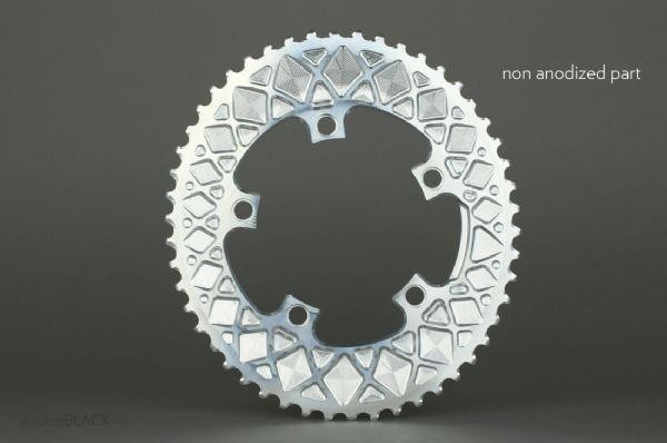 110BCD 5 Bolt Spider Mount Aero Oval 2X Premium Race Chainring (not for Sram) image 1