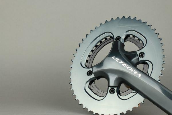 110BCD 4 Bolt Spider Mount Aero Oval 2X Asymmetric Winter Training Outer Chainring image 1