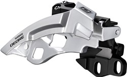 Product image for Shimano Deore M612-E Triple Front Derailleur With Side Swing & Front Pull
