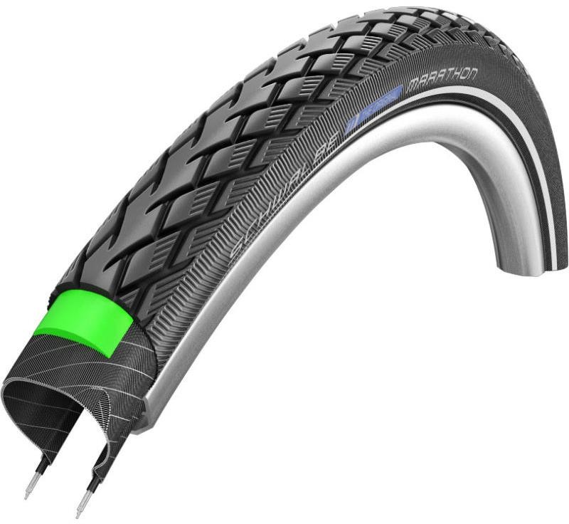Marathon Reflective GreenGuard Wired 27.5" E-Bike Tyre image 0