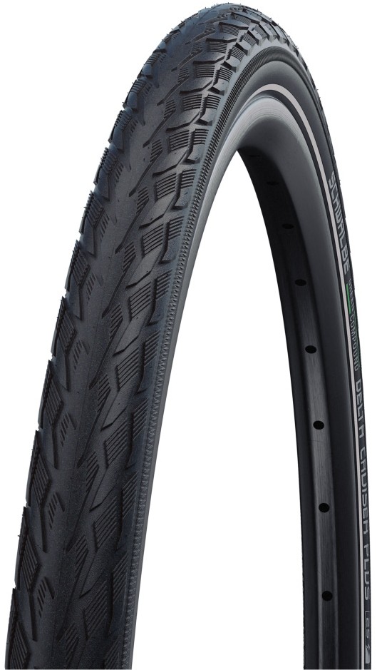 Delta Cruiser Plus PunctureGuard E-25 Green Compound Wired 700c Tyre image 0