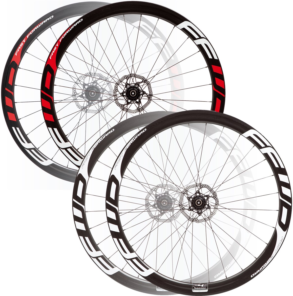 Fast Forward F4D Full Carbon Clincher Road Wheelset product image