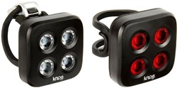 Knog Blinder Mob The Face Twinpack USB Rechargeable Light Set