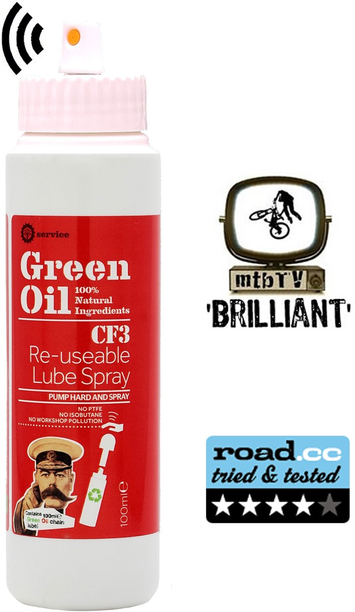 Green Oil CF3 Re-usable Lube Spray - 100ml product image