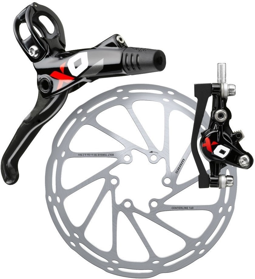 Avid X0 Carbon Lever Hydraulic Disc Brake - Grip Shift Compatible (Rotor & Bracket Sold Separately) product image