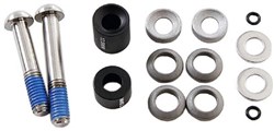 Avid Post Spacer Set - 20 S (Front 180/Rear 160), Inc. Stainless Caliper Mounting Bolts (CPS & Standard)