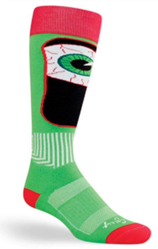 SockGuy MTN-Tech Ski Bloodshot Socks product image