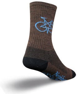 SockGuy Crew 6" Wool Penta Bike Socks product image
