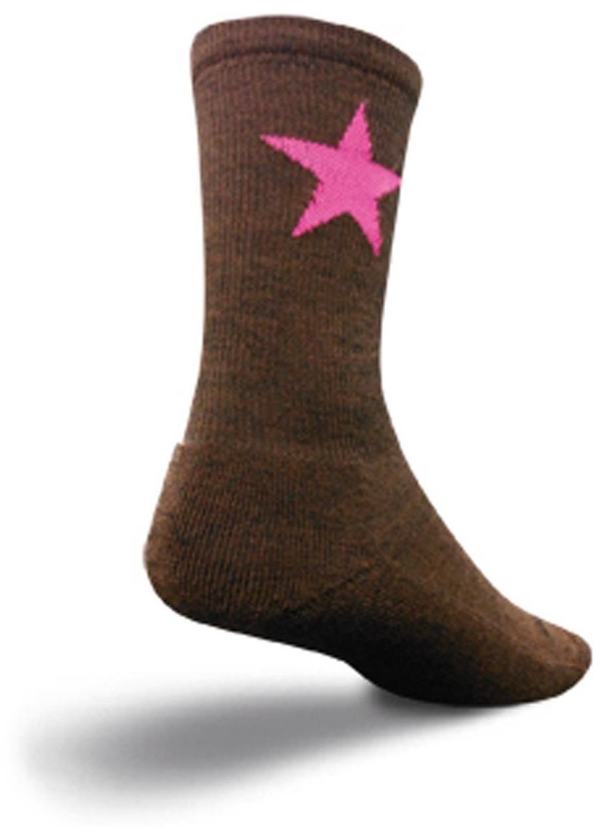 SockGuy Pink Star Wooligan Womens Socks product image