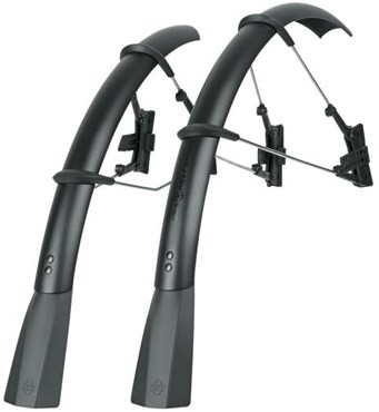 SKS Raceblade Pro Stealth Series Clip-on Road Bike Mudguard Set