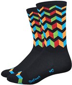 Defeet Aireator Hi-Top 6" Socks - Jitterbug