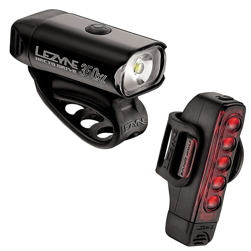 Lezyne Hecto Drive 350XL/Strip USB Rechargeable Light Set product image