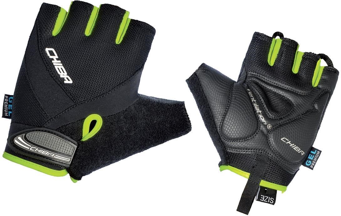 Chiba Air Plus MTB Line Mitts Short Finger Gloves SS16 product image