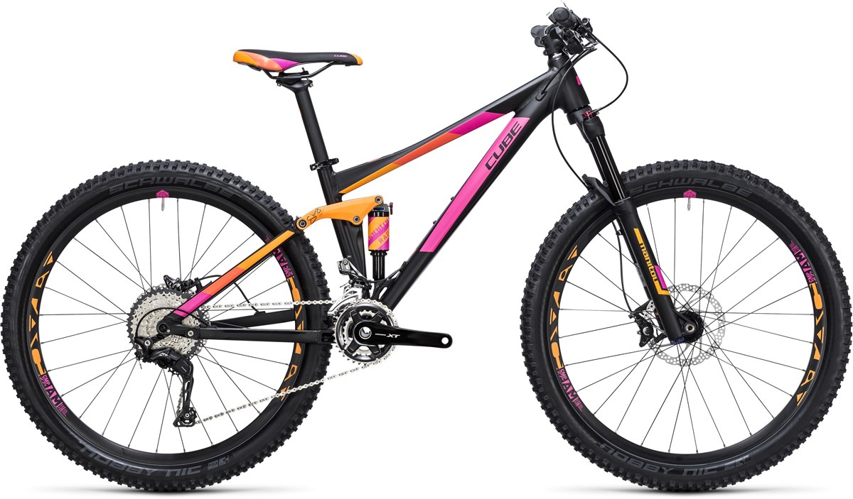 Cube Sting WLS 120 Pro 2X 27.5" Womens  Mountain Bike 2017 - Trail Full Suspension MTB product image