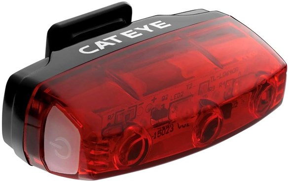 Cateye Rapid Micro USB Rechargeable Rear Bike Light - 15 Lumen