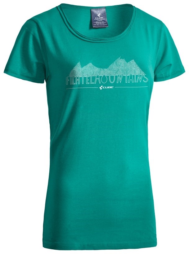 Cube After Race Series Green Fichtelmountains WLS Womens T-Shirt product image