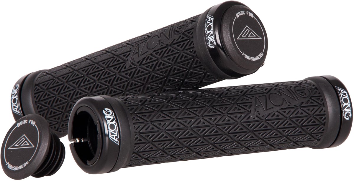 Azonic - Lock On 130mm | Handles Azonic Logo Lock On Grips 130mm | Handles