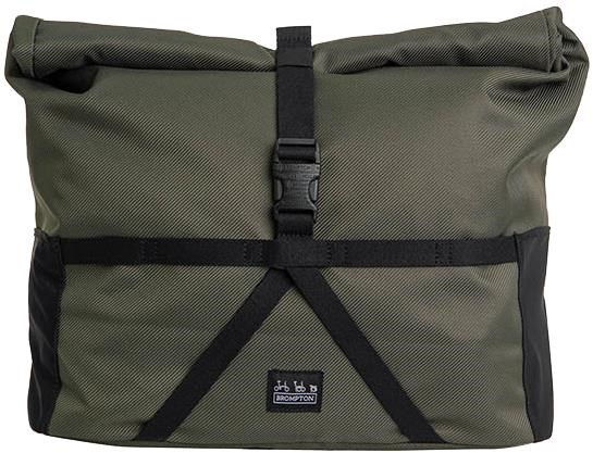 brompton roll top bag waxed canvas