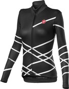 Castelli Diagonal Womens Long Sleeve Full Zip Jersey