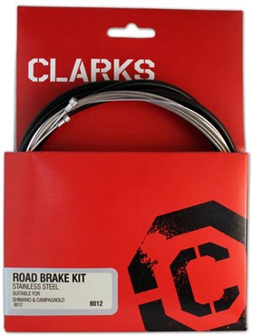 Clarks Stainless Steel Brake Cable Kit Brake 2P Housing Clarks Stainless Steel Brake Cable Kit Brake 2P Housing