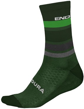 Endura BaaBaa Merino Stripe Cycling Socks II - 1-Pack